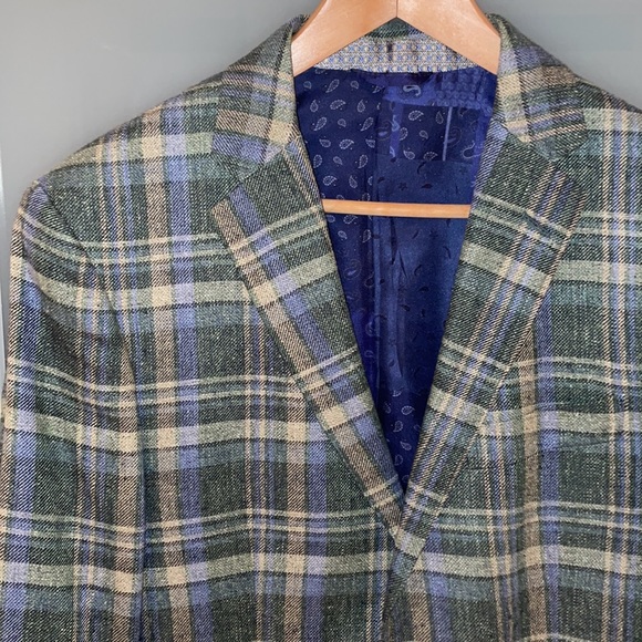 Authentic Etro Jacket, Sport Jacket, 75% silk and 25% linen, Size 48 - Picture 3 of 8